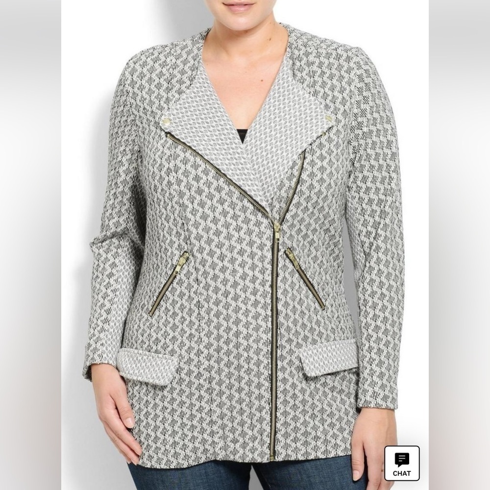 Lucky Brand Lotus Marnie Long Sleeve Jacket Full Zipper Size S